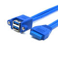 20pin Dual USB-3.0 Материнская панель материнской панели кабеля
